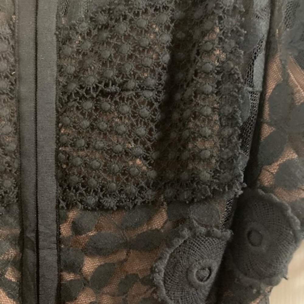 Anthropologie Byron Lars Beguile Black Carissima Dress 20W